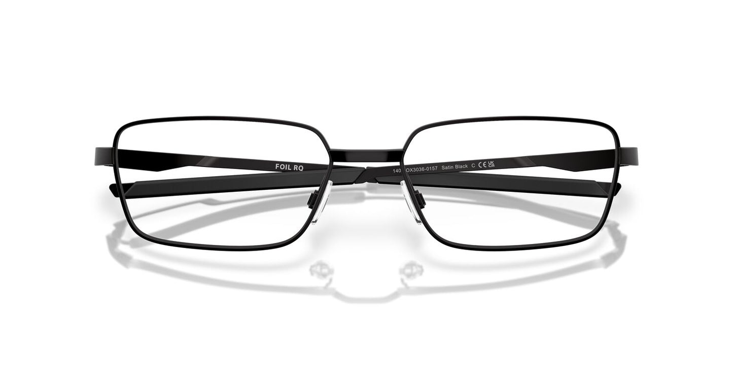 Anteojos Ópticos Oakley OX3036 Foil Rq Satin Black Negro