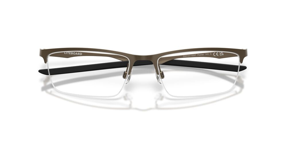 Anteojos Ópticos Oakley 0OX3141 Liteboard Pewter Cobre