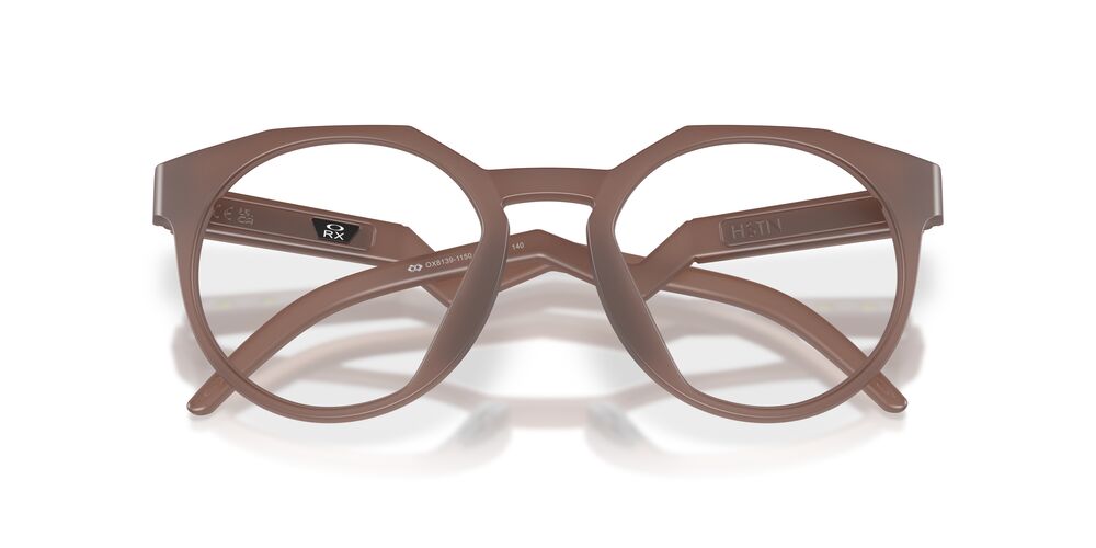 Anteojos Ópticos Oakley 0OX8139 Hstn Rx Matte Trans Mahogany Café