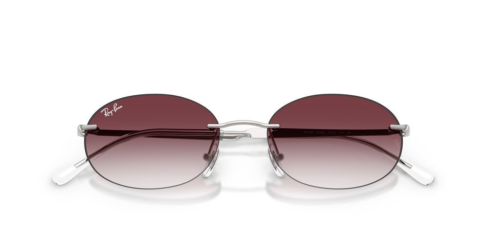 Anteojos De Sol Ray-Ban 0RB3767 Silver Clear Gradient Dark Violet Violeta/Plateado