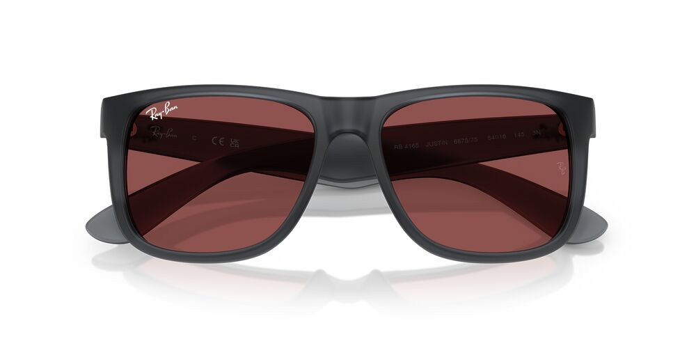Anteojos De Sol Ray-Ban 0RB4165 Justin Burdeos/Gris
