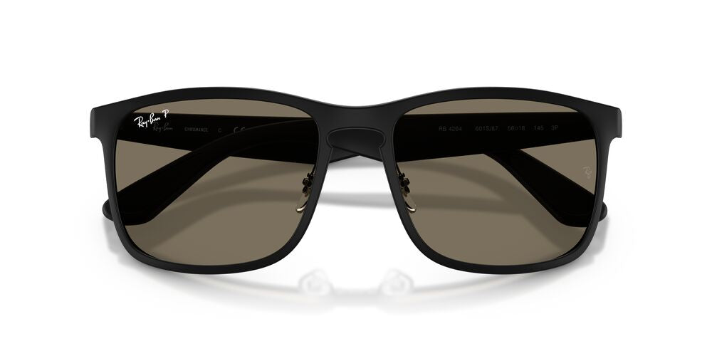 Anteojos De Sol Ray-Ban 0RB4264 Matte Black Grey Chromance Gris/Negro