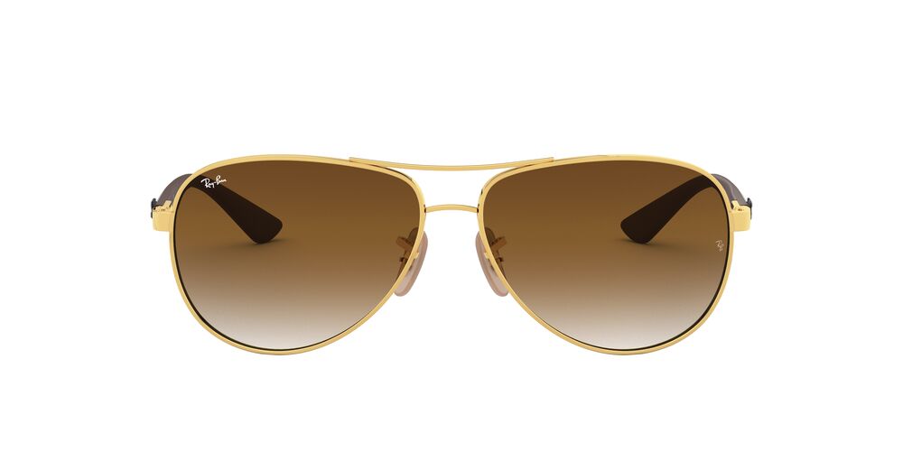 Anteojos De Sol Ray-Ban RB8313 Café/Dorado