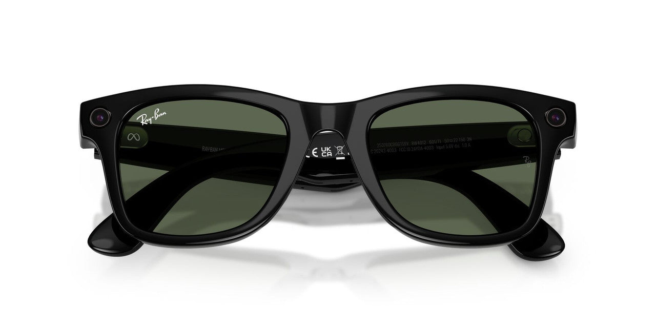 Anteojos De Sol Ray-Ban Meta 0RW4012 Wayfarer Verde/Negro