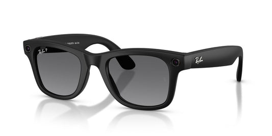 Anteojos De Sol Ray-Ban 0RW4012 Wayfarer Meta Gris/Negro