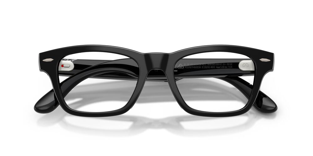 Anteojos de Sol Ray-Ban Meta Audio 0RW7005 Burbank Negro/Gris Transitions