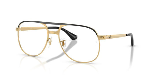 Anteojos Ópticos Ray-Ban 0RX3793V Bill Max Matte Black On Gold