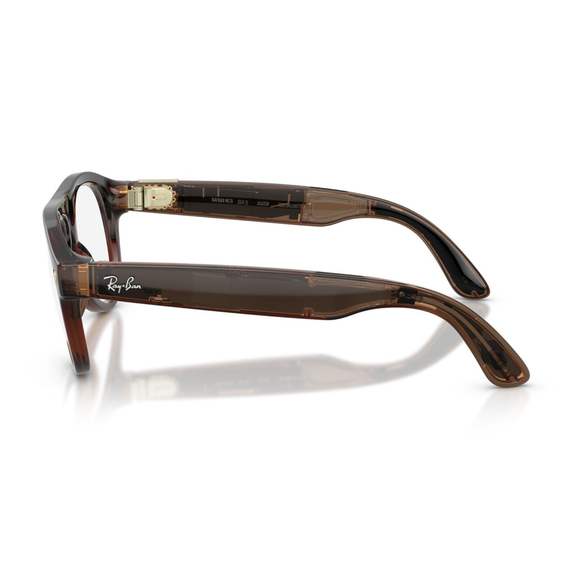 Anteojos de Sol Ray-Ban meta (Gen 3) Aviator Transitions Transp. Umber