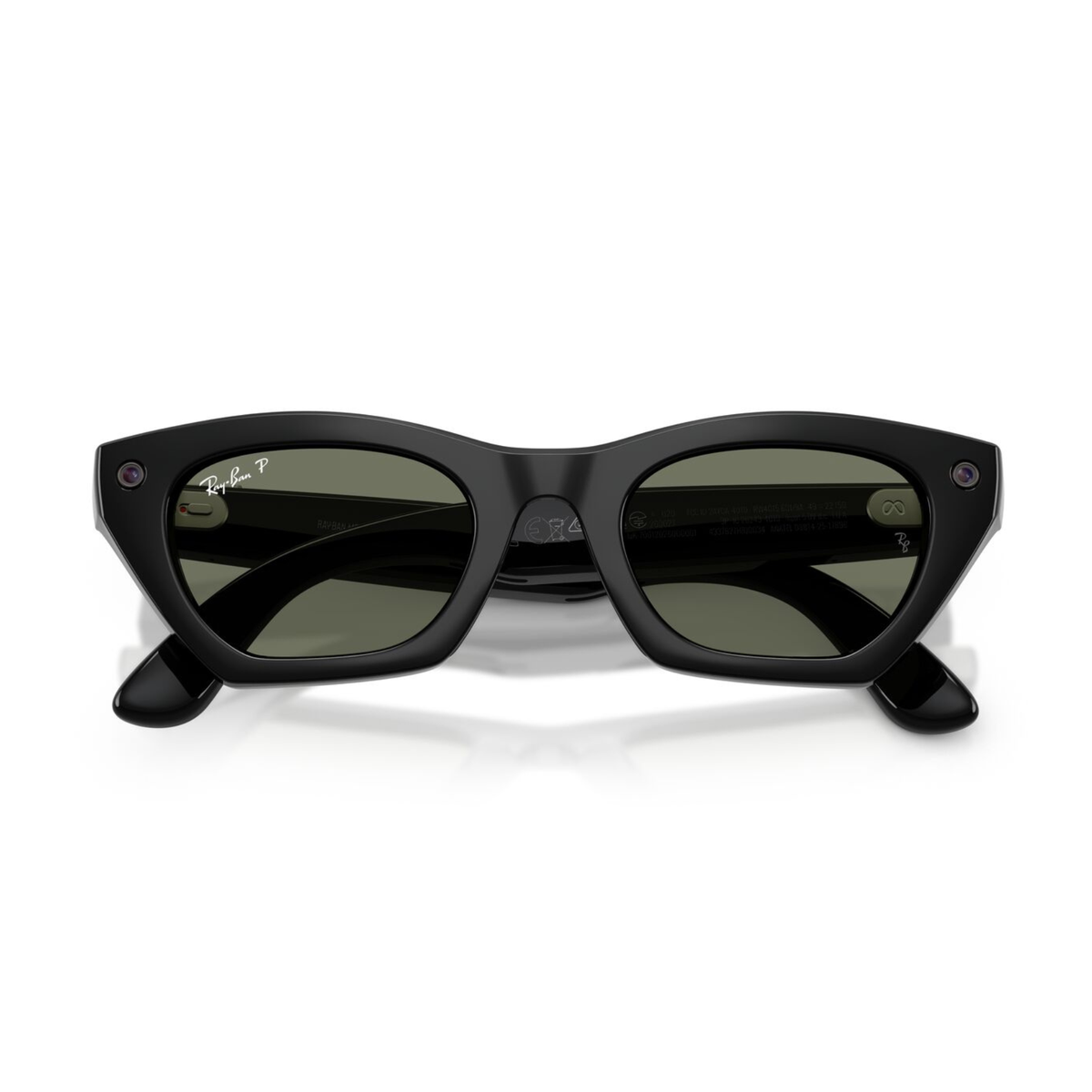 Anteojos de Sol Ray-Ban meta (Gen 3) Zena Polarizado Shiny Black
