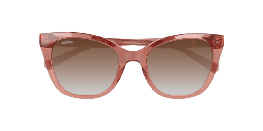 Anteojos De Sol Unofficial UO6207B Transparent Soft Pink Gradient Brown Café/Rosado