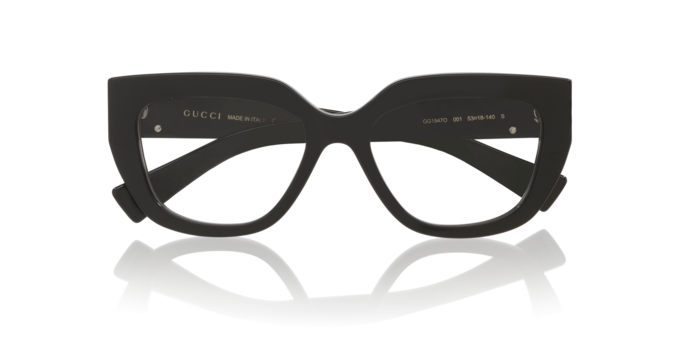 Anteojos Ópticos Gucci GC002390 Gg1847O Black Negro