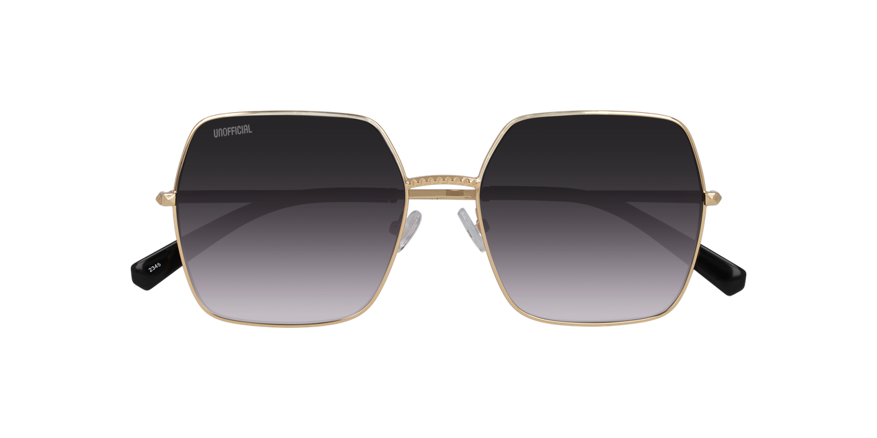 Anteojos De Sol Unofficial UO5140 Gris/Dorado