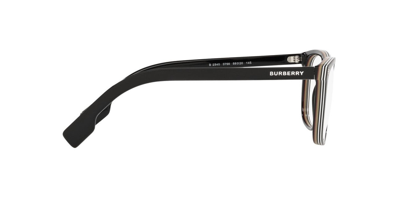 Anteojos Ópticos Burberry BE2340 Bolton Negro