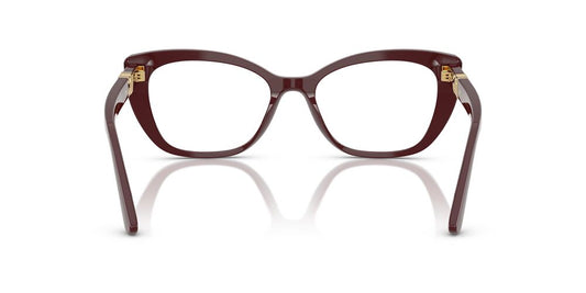 Anteojos Ópticos Dolce & Gabbana DG3398 Burdeo