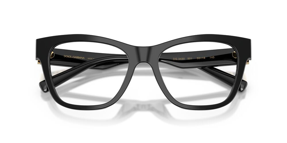 Anteojos Ópticos Dolce & Gabbana DG3430 Black Negro