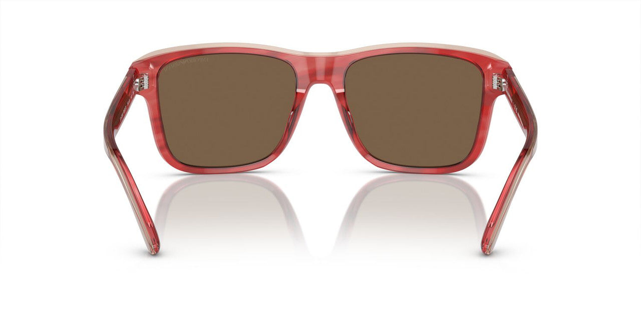 Anteojos De Sol Emporio Armani EA4208 Café/Burdeo