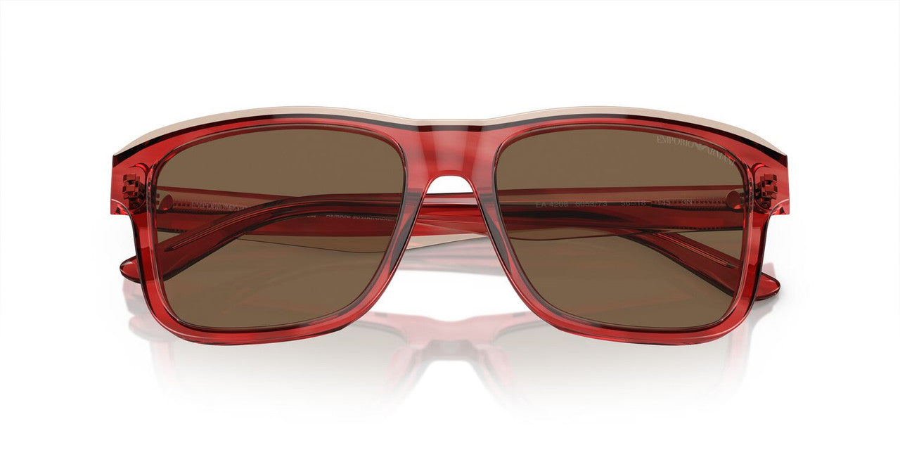 Anteojos De Sol Emporio Armani EA4208 Café/Burdeo