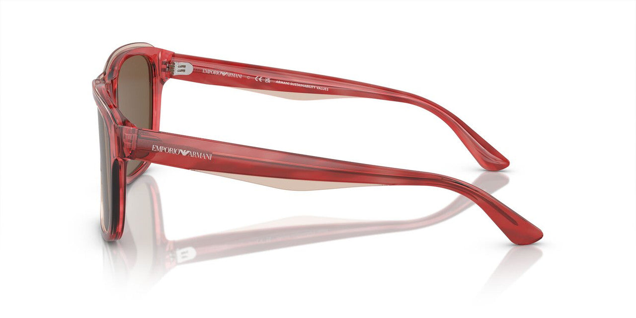 Anteojos De Sol Emporio Armani EA4208 Café/Burdeo