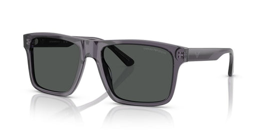 Anteojos De Sol Emporio Armani EA4232 Transparent Dark Grey Smoke Gris/Gris