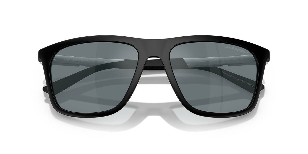 Anteojos De Sol Emporio Armani EA4237 Matte Black Grey Mirror Black Gris/Negro