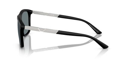 Anteojos De Sol Emporio Armani EA4237 Matte Black Grey Mirror Black Gris/Negro
