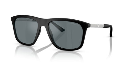 Anteojos De Sol Emporio Armani EA4237 Matte Black Grey Mirror Black Gris/Negro