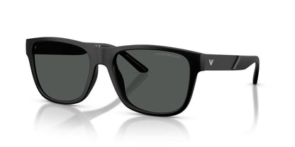 Anteojos De Sol Emporio Armani EA4243 Matte Black Dark Grey Gris/Negro