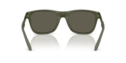 Anteojos De Sol Emporio Armani EA4243 Matte Green Dark Brown Café/Verde
