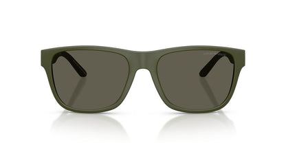Anteojos De Sol Emporio Armani EA4243 Matte Green Dark Brown Café/Verde