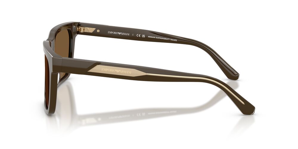Anteojos De Sol Emporio Armani EA4262U Shiny Brown Brown Café/Café