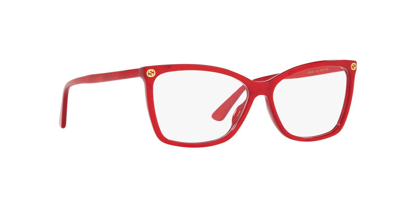 Anteojos Ópticos Gucci GC001018 Gg0025O Rojo