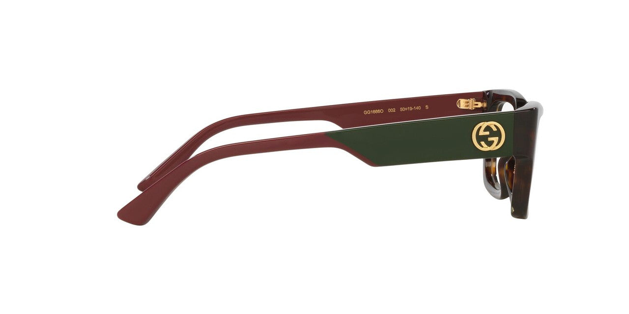 Anteojos Ópticos Gucci GC002303 Gg1666O Tortoise Café
