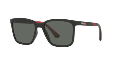 Anteojos De Sol Jean Monnier J84171 Matte Black Full Dark Green Verde/Negro
