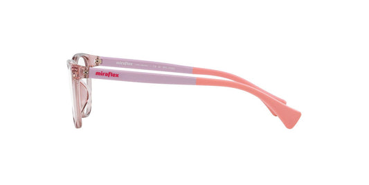 Anteojos Ópticos Miraflex MF4010 Translucent Light Pink Rosa