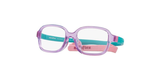 Anteojos Ópticos Miraflex MF4026 Translucent Violet Violeta