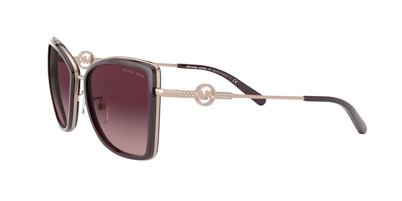 Anteojos De Sol Michael Kors MK1067B Corsica Burdeos/Dorado