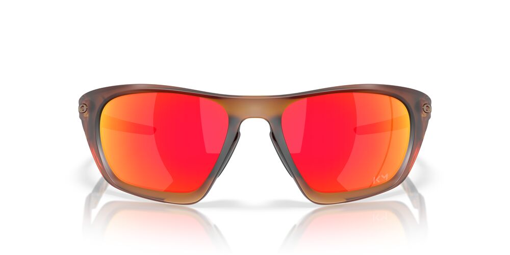 Anteojos De Sol Oakley OO9431 Lateralis Matte Dark Amber Prizm Ruby Rojo/Café