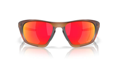 Anteojos De Sol Oakley OO9431 Lateralis Matte Dark Amber Prizm Ruby Rojo/Café