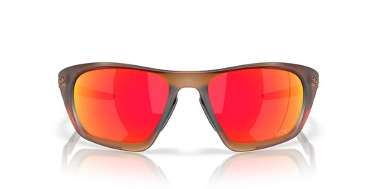 Anteojos De Sol Oakley OO9431 Lateralis Matte Dark Amber Prizm Ruby Rojo/Café