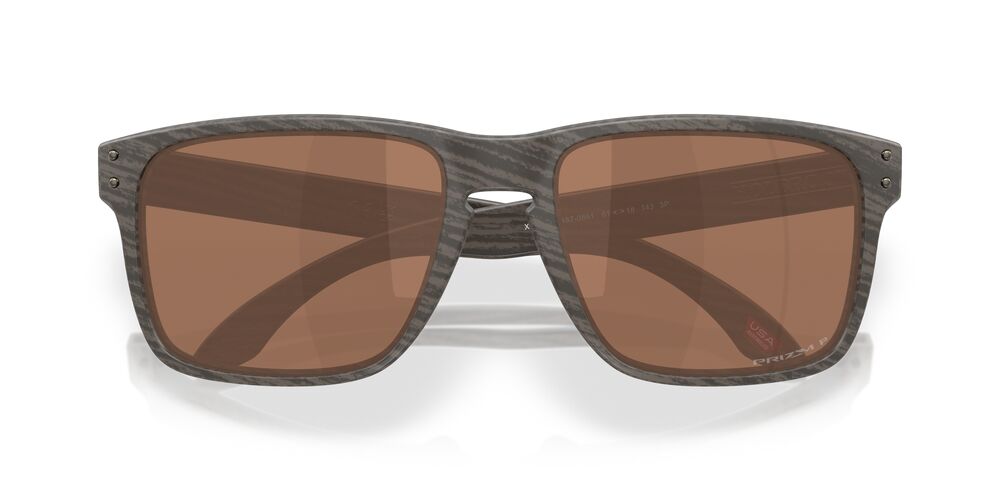 Anteojos De Sol Oakley OO9487 Holbrook Xxl Woodgrain Prizm Tungsten Polar Café/Café