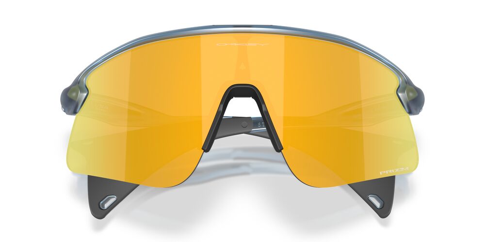 Anteojos De Sol Oakley OO9518 Stunt Devil S Matte Trans Abyss Prizm 24K Azul/Negro