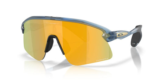Anteojos De Sol Oakley OO9518 Stunt Devil S Matte Trans Abyss Prizm 24K Azul/Negro