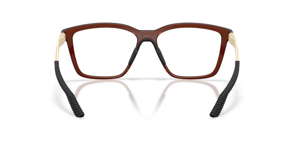 Anteojos Ópticos Oakley OX8191 Enigma Mass Trans Dark Amber Ambar