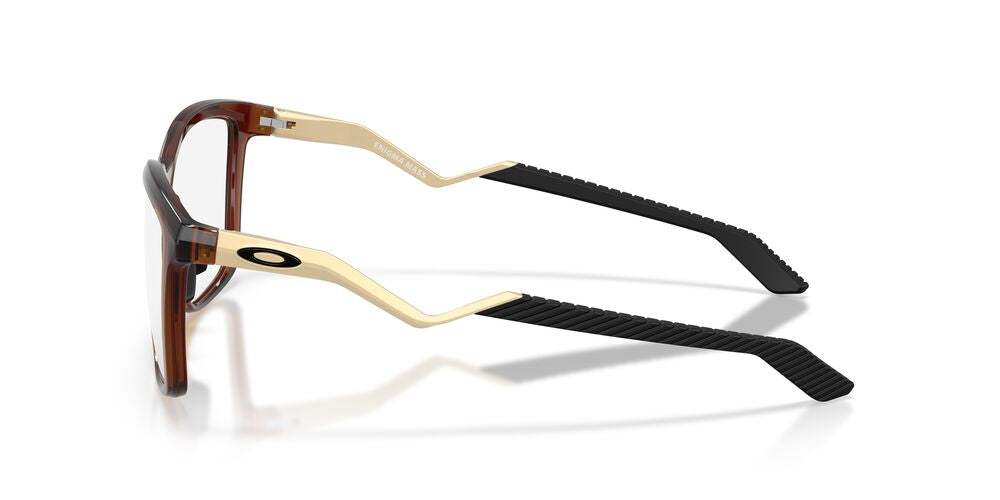 Anteojos Ópticos Oakley OX8191 Enigma Mass Trans Dark Amber Ambar