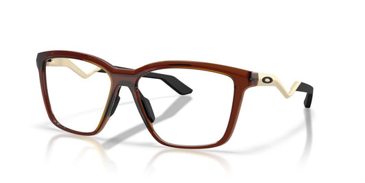 Anteojos Ópticos Oakley OX8191 Enigma Mass Trans Dark Amber Ambar
