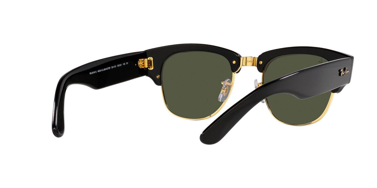 Anteojos De Sol Ray-Ban RB0316S Mega Clubmaster Verde/Negro