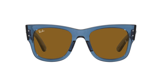 Anteojos De Sol Ray-Ban RB0840S Mega Wayfarer Café/Azul