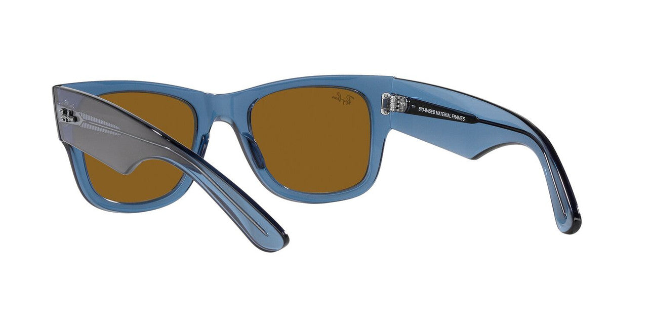 Anteojos De Sol Ray-Ban RB0840S Mega Wayfarer Café/Azul