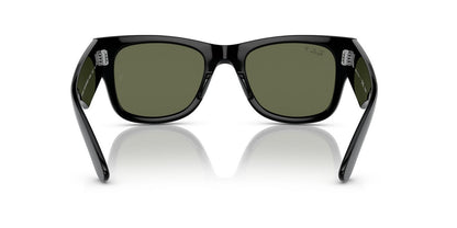 Anteojos De Sol Ray-Ban RB0840S Mega Wayfarer Verde/Negro