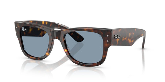 Anteojos De Sol Ray-Ban RB0840S Mega Wayfarer Azul/Havana